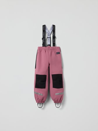 Wasserdichte Shellhose Stormy low - 110 - kinderbekleidung - pink - Polarn O. Pyret