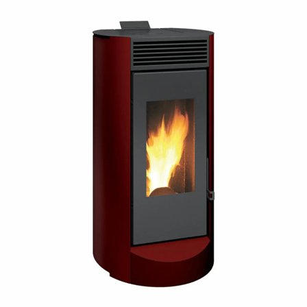 Stufa a pellet Caminetti Montegrappa Landa 9,5 kW ad aria rossa
