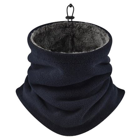 Vinter skjerf/halsvarmer/halsbeskytter med snøring, Unisex fleece skimaske, halsvarmer bandana skjerf for sykling og ski_yux