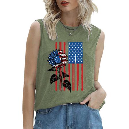 Ärmlös Damblus Vintage Cami