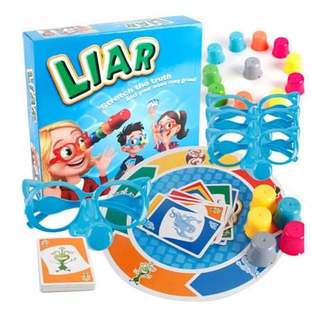 Hvem Lyver Lang Næse Straffet Legetøj Sjov Nyhed Underholdning Svært Desktop Spil Forældre Barn Interaktivt Legetøj