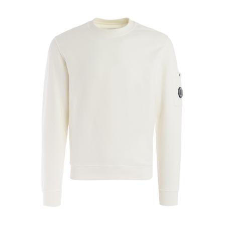 C.p. Company, Sweatshirts ; Hoodies Biały, Mężczyzna, Rozmiar: XL