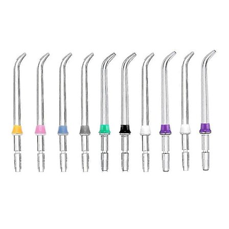 10 stk. udskiftelige klassiske jetspidser, kompatible med Waterpik Water Flossers og andre mærker