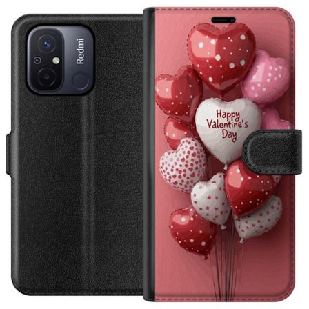 Yhteensopiva Lompakkokotelo Xiaomi Xiaomi Redmi 12C Ystävänpäivän ilmapallot