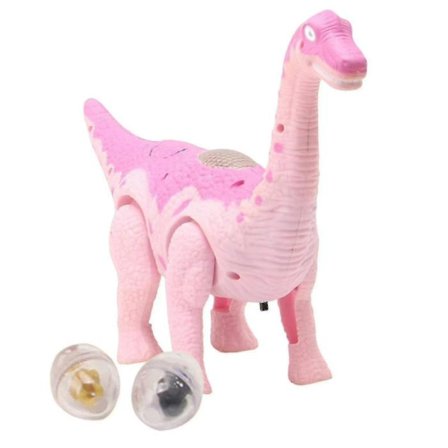 Simulering Gående Legge Egg Interaktiv Dinosaur Modell Leke Med Lys Elektrisk Dinosaur Leke Luminescerende Projeksjon