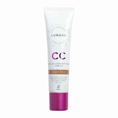Lumene CC Color Correcting Cream SPF20, 5 Deep Tan, 30 ml