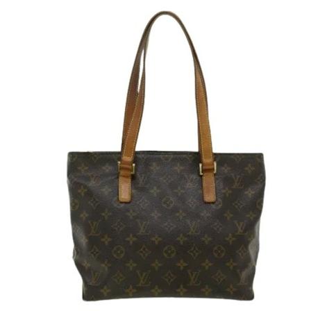 Louis Vuitton Vintage Pre-owned Cabas Piano Monogram Tote Väska brun, Dam Vintage Väskor, Dam, Storlek: ONE SIZE