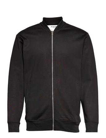 Slhmerl Sweat Jacket G Black Selected Homme
