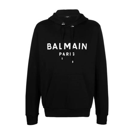 Balmain Hoodies Sort, Herre
