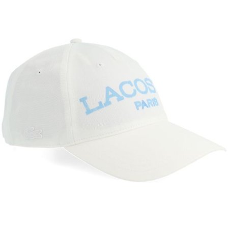 Lacoste - Vit Keps - Cap Unisex Woven White Dad Cap @ Hatstore