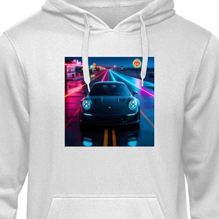 Lapsen huppari Urheiluauto Neon Auto Kilpa-ajo Drift