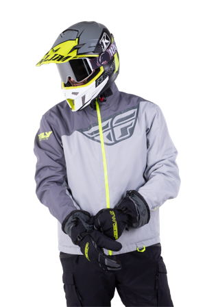 Giacca FLY Racing Aurora Nero/Grigio/Alta Visibilità S