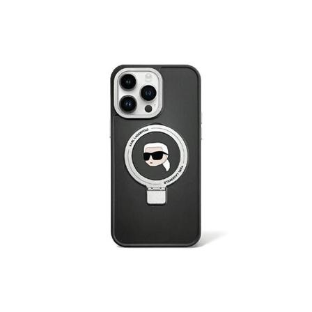 Karl Lagerfeld Mobilcover med MagSafe til iPhone 15 Pro - Sort