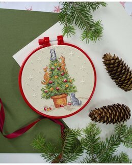 Broderikit Flexitavla De busiga katterna - Abris Art