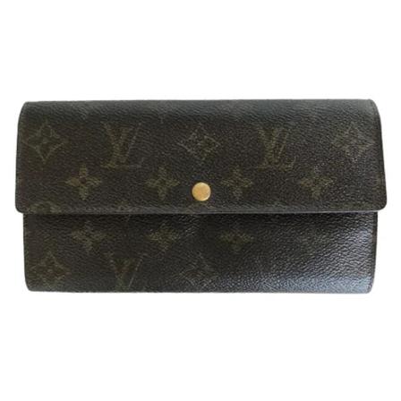 Louis Vuitton Vintage Pre-owned Stof punge Brun, Dame Vintage Accessories, Størrelse: ONE Size