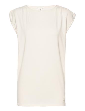 Exhale Relaxed Tee T-shirts & Tops Sleeveless Creme PUMA