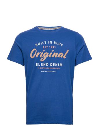 Tee T-shirts Short-sleeved Sininen Blend