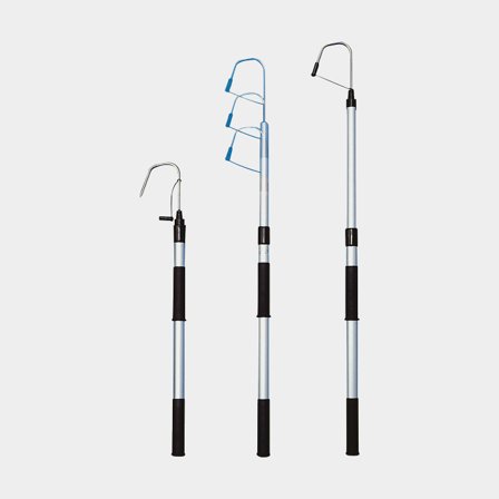 Gaffe, télescopique, aluminium, 80 - 120 cm