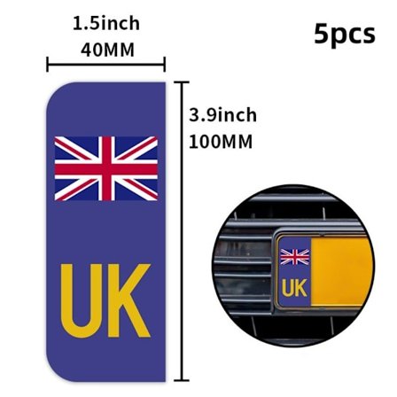 5kpl Autotarrat rekisterikilpi G G