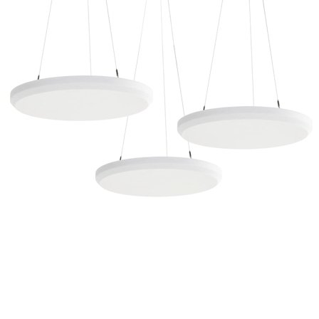 Acoustic White Ceiling Panels | 600 mm | 3 Pack | Sound Absorbing Panels Office - AJ Products