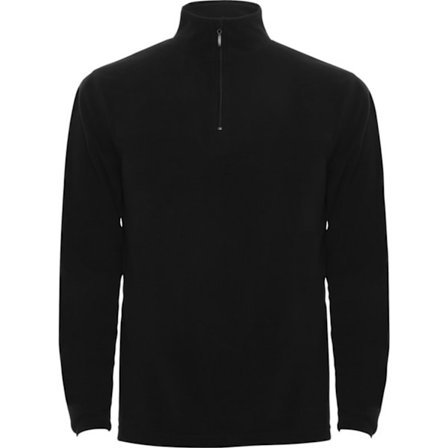 Roly Herr Himalaya Quarter Zip Fleece Jacka XXL Solid Black