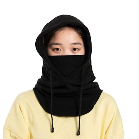 Unisex høst vinter vindtett snor varm utendørs hette