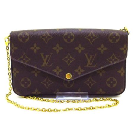 Louis Vuitton Vintage Pre-owned Pung On Chain Brun, Dame Vintage Tasker, Størrelse: ONE Size