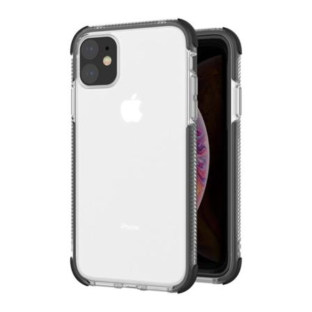 TG iPhone 11 Pro Max - Ammattimainen Floveme Silikonikuori Musta