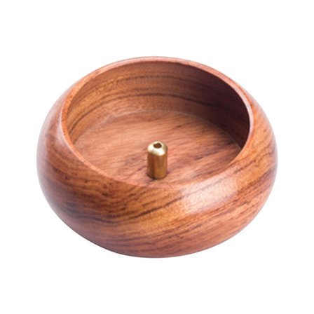 Mini Trä Rökelsepinne Brännare Platta Hållare Rökelsekar Skål Rökelsebricka Heminredning för Meditation, Yoga