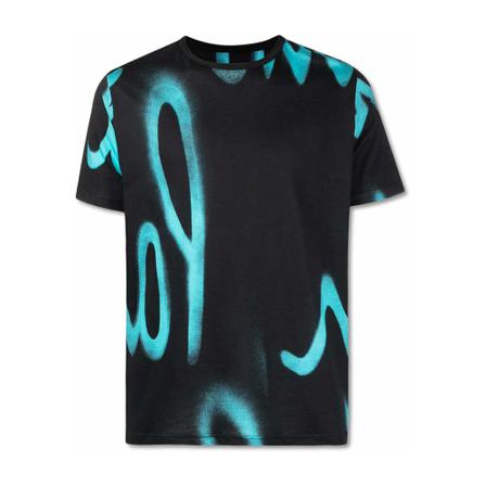 PS By Paul Smith Gents T-Shirt Spray Logo Sort, Herre T-shirts