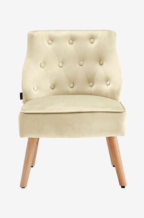 Loft24 - Loungestol Emery, 2 stk. - Hvit - Lenestoler - Fra Homeroom