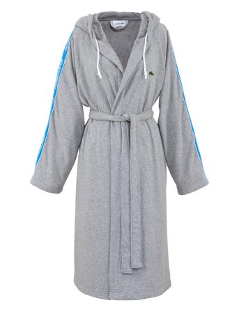 Lactive Bath Robe Morgenkåpe Grå Lacoste Home*Betinget Tilbud