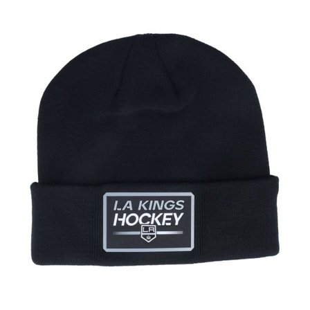 Fanatics - NHL Svart cuff Beanie - Los Angeles Kings Authentic Pro Prime Beanie Black Cuff @ Hatstore