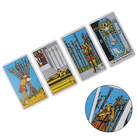 1Box Magical Rider Tarot Cards Deck Edition Mystisk Tarot Bo