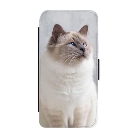 Katt Helig Birma iPhone 15 Pro Max Plånboksfodral multifärg