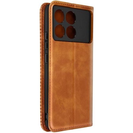 Fodral till Xiaomi Poco X6 Pro plånboksställ Mosaikmönster Camel