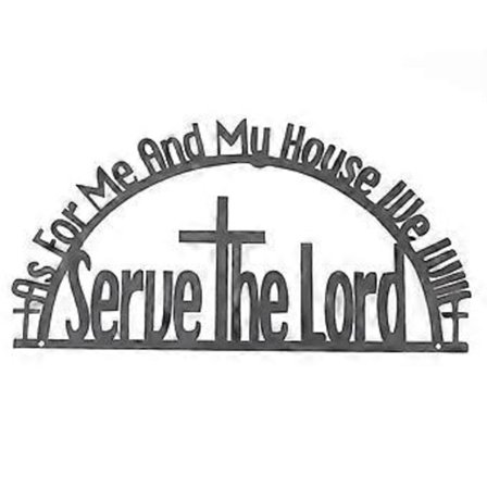 Inspirerande Bibelord Väggdekor Metall Väggdekoration Skylt Väggdekor Plakett