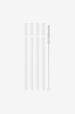 ZWILLING - Glassugrör Sorrento 4-pack - Transparent - Bar- & drinktillbehör - Från Homeroom