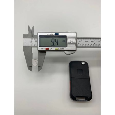 2 STK/12*9 Fjernkontroll Nøkkel Fjernkontrollmerke Logoklistremerke erstatning for Porsche-nøkkel Aluminium DIY metallklistremerke nøkkellogo