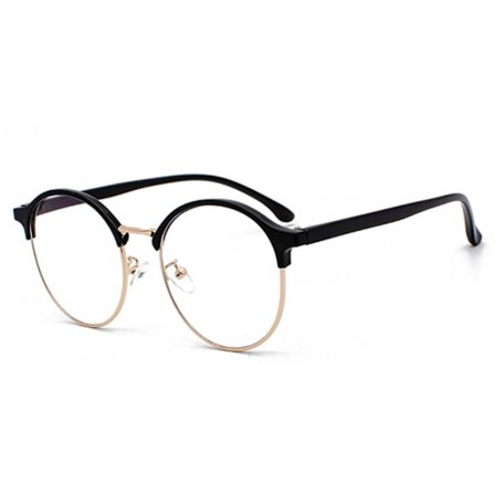 Clubmaster Datorglasögon med Blåljusfilter utan Styrka Guld