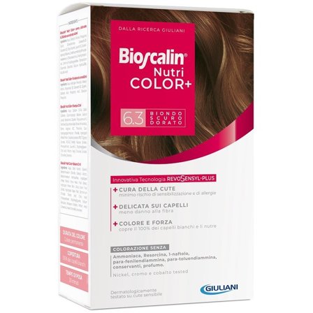 Bioscalin Nutricolor Plus Colorazione Capelli Permanente 6,3