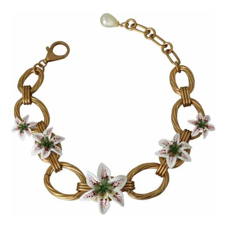 Dolce & Gabbana - Halsband - Gul - Dam - Storlek: One Size, Dam, Storlek: ONE SIZE