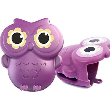 2 st Mini Uggla Handskar Roliga Silikon Mikrovågsugn Vantar