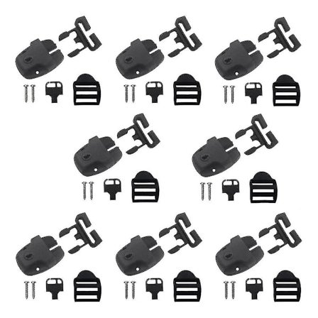 Spa-badekarlokklås, kompatibelt reparasjonssett for spa-badekarlokk, låsemekanisme med nøkkel og skruer