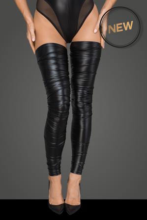 F207 Powerwetlook crinkled high stockings - Hitta sexiga underkläder i plussize hos vuxen.se - BH, korsetter, playsuits, rollspel & fetish