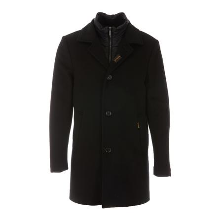 Moorer, Single-Breasted Coat Zwart, Heren, Maat:M