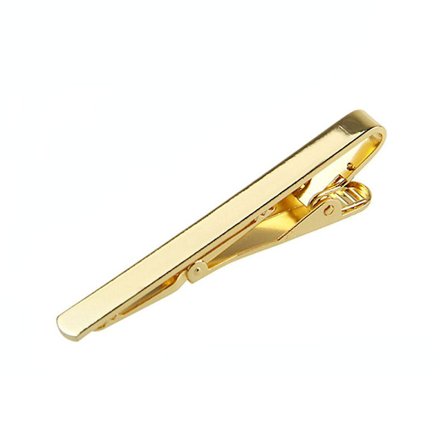 Enkel slipsklemme / slipsnål - Gull, Sølv, Svart