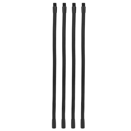 4 st 10mm Svanhalslampa Slang Flexibel Bordslampa Bordsbelysning 30cm