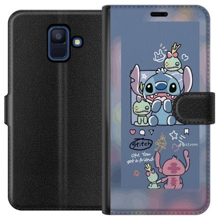 Samsung Galaxy A6 (2018) Tegnebogsetui Stitch Venner