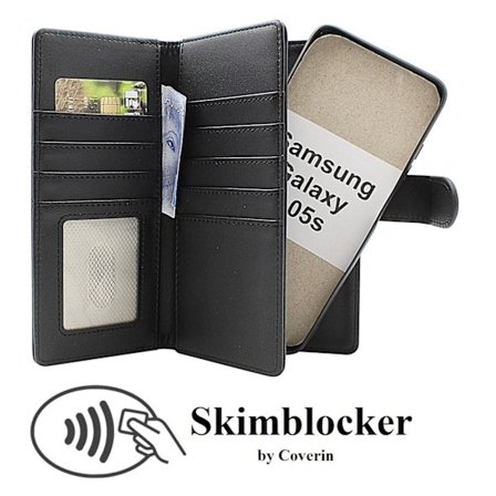 Skimblocker Galaxy A05s XL Magnet Plånboksfodral
